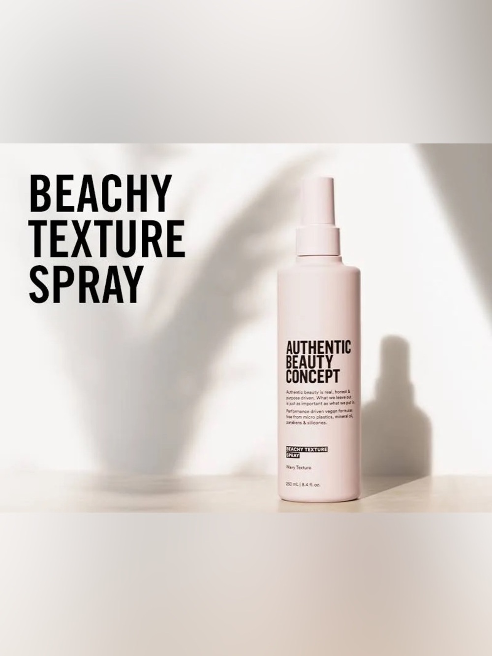 Authentic Beauty Concept Beach Texture Spray